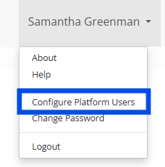 Adding Platform Users